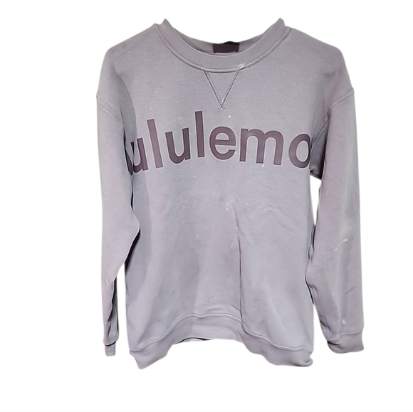 Lululemon Eggplant Bleached Sweatshirt. Size Meduim - Picture 4 of 7